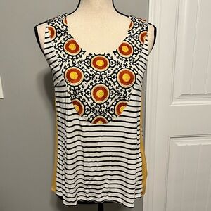 Anthropologie THML Striped Boho Chic Sleeveless Top